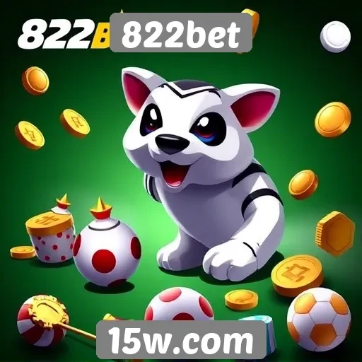 Variedade de jogos disponíveis na plataforma 822bet